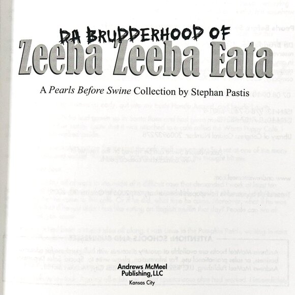 Da Brudderhood Of Zeeba Zeeba Eata - Stephan Pastis - Pearls Before Swine (2007) - Picture 2 of 5